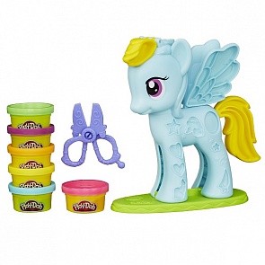 Набор из серии Play-Doh Стильный салон Рэйнбоу Дэш (Hasbro, B0011EU6)